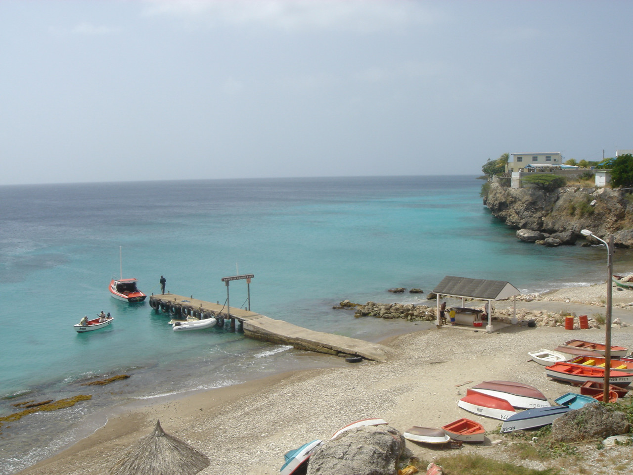 curacao fishingboats